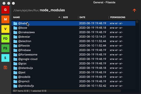 Jumping to a file by typing